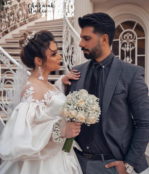 عکس عروس و داماد سروش پلاس
