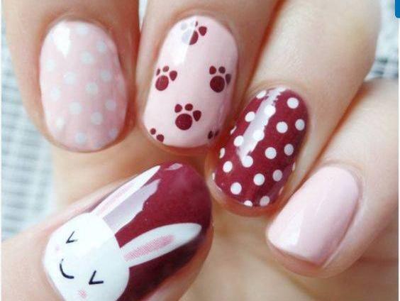 عکس ژلیش ناخن کوتاه بچه گانه