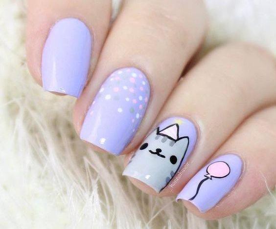 عکس ژلیش ناخن کوتاه بچه گانه