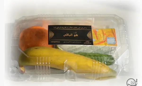 عکس میوه در ظرف یکبار مصرف