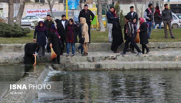 عکس چهارشنبه سوری در اردبیل