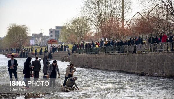 عکس چهارشنبه سوری در اردبیل