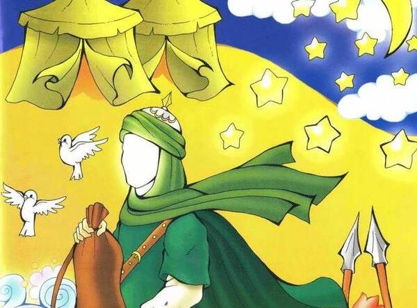 عکس امام حسین نقاش