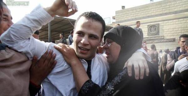 عکس آزادی از زندان