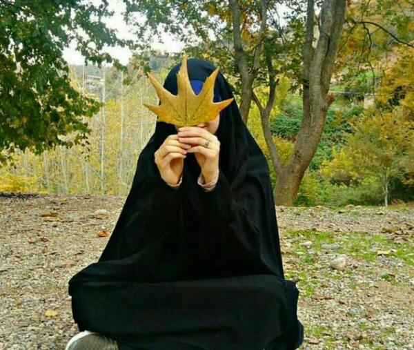عکس دختر با حجاب واقعی
