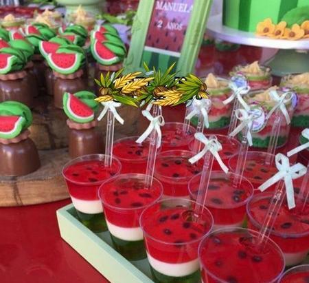 عکس ژله لیوانی برای شب یلدا