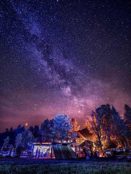 عکس ستاره در شب