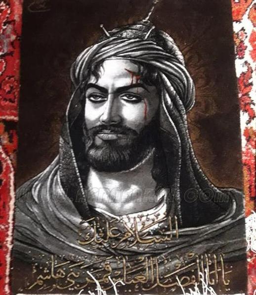 عکس حضرت عباس نقاشی