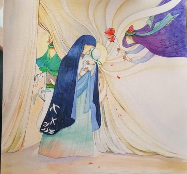 عکس حضرت عباس نقاشی