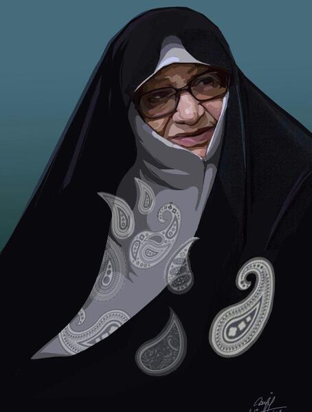 عکس حضرت عباس نقاشی
