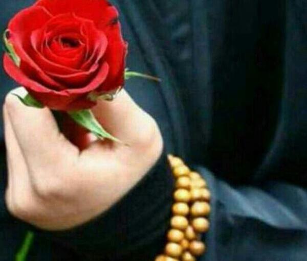 عکس گل حجاب