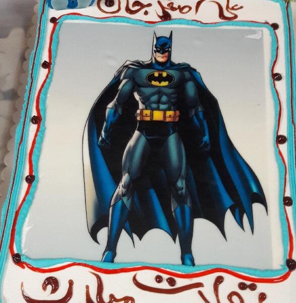 عکس روی کیک بتمن