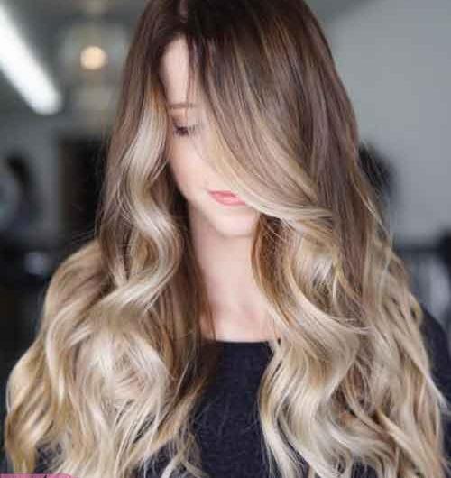 عکس رنگ مو آمبره جدید