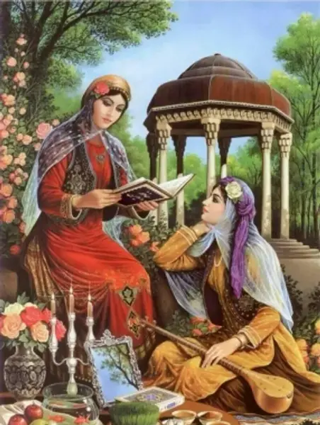 عکس نوشته حافظ گشوده ام