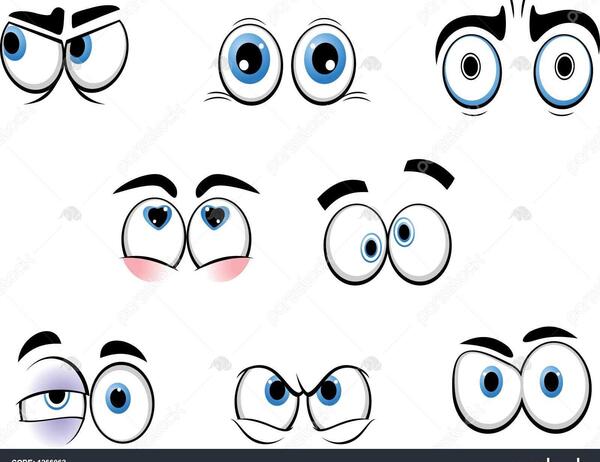 عکس چشم کارتونی
