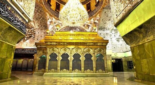 عکس طبیعی از حرم امام حسین