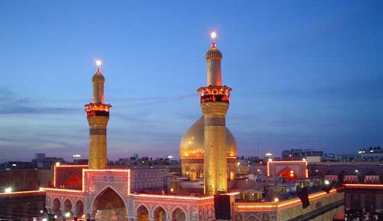عکس طبیعی از حرم امام حسین