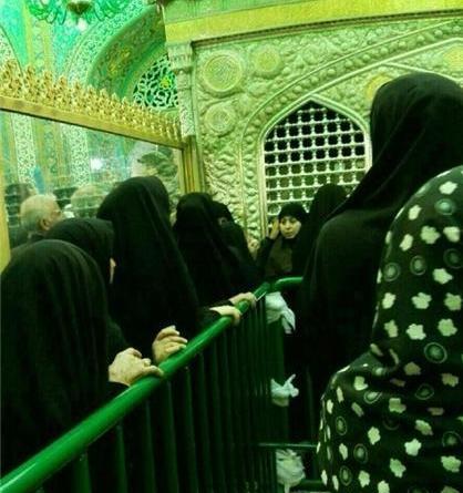 عکس طبیعی از حرم امام حسین