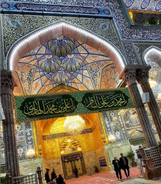 عکس طبیعی از حرم امام حسین
