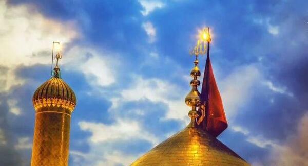 عکس امام حسین در آب