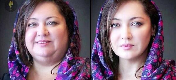 عکس زن چاق خنده دار
