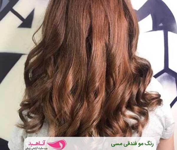 عکس رنگ مو روی دکلره