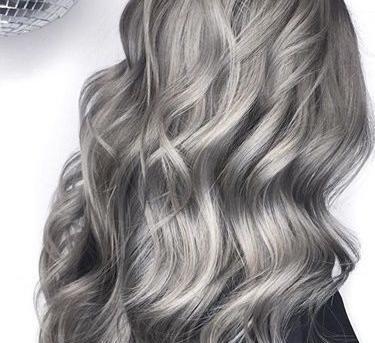 عکس رنگ مو خاکستری