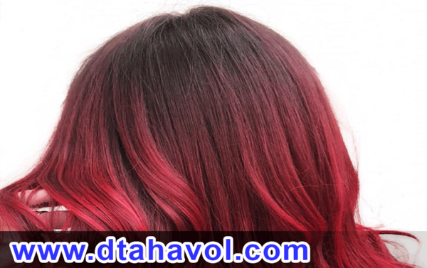 عکس رنگ مو با فویل
