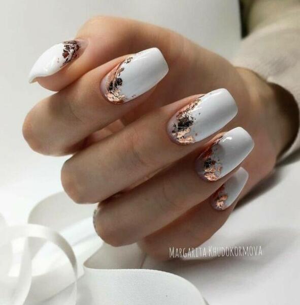 عکس طراحی ناخن عروس