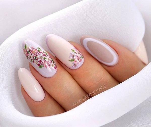 عکس طراحی ناخن عروس