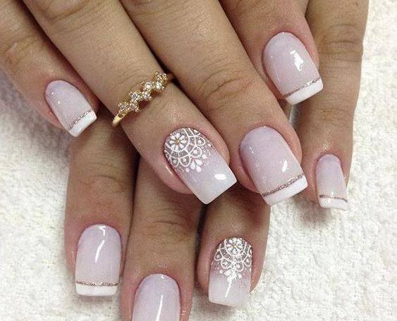عکس طراحی ناخن عروس