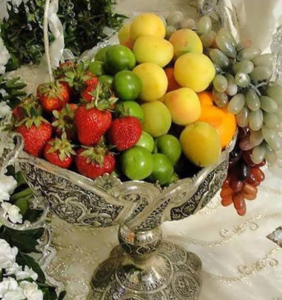 عکس ظرف میوه پوست کنده