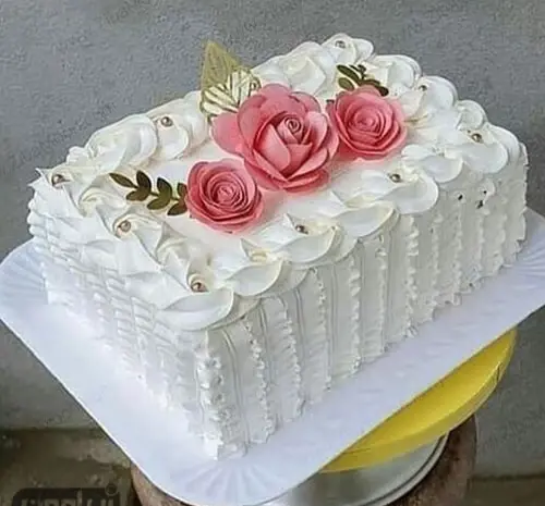 عکس روی کیک مستطیلی