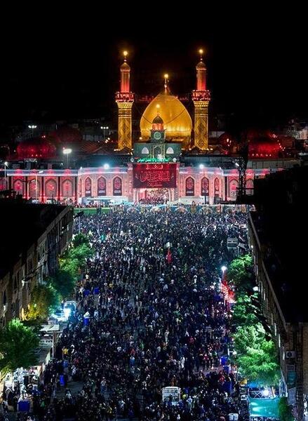عکس حرم امام حسین اربعین