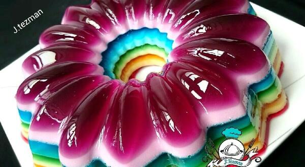 عکس ژله طبقاتی