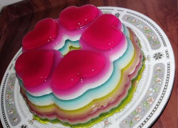 عکس ژله طبقاتی