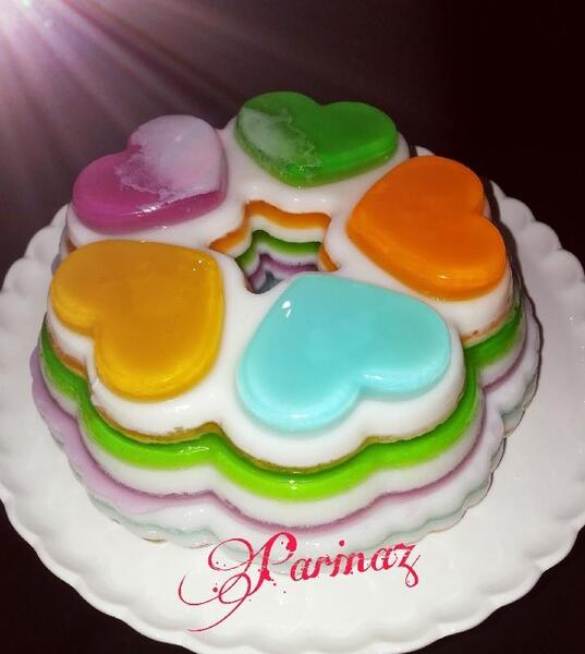 عکس ژله طبقاتی