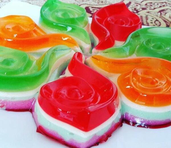 عکس ژله طبقاتی