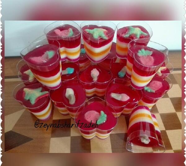عکس ژله طبقاتی