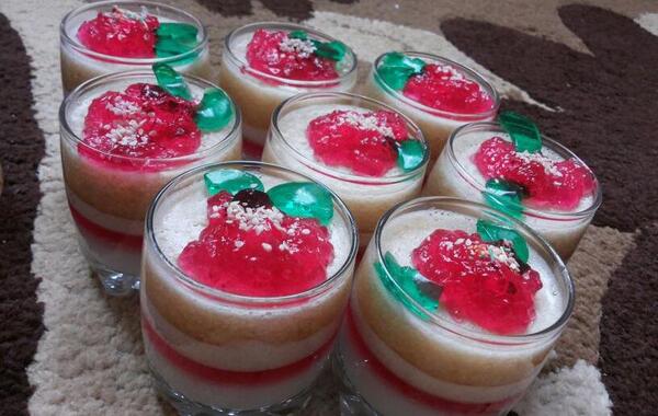 عکس ژله طبقاتی