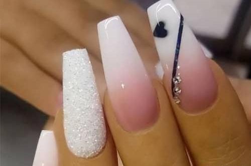 عکس طرح ناخن گلدونی