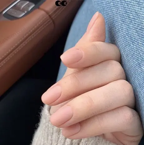 عکس ژلیش ناخن هلویی
