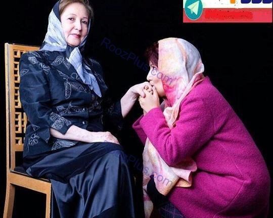 ژست عکس دختر مادر