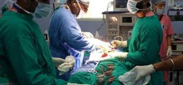 عکس چاقو خوردگی شکم