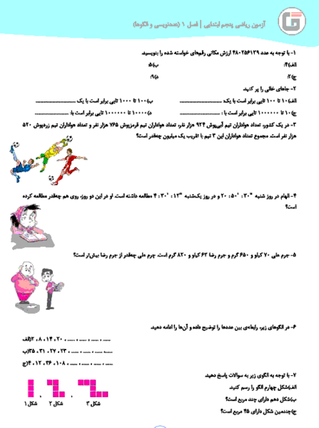 عکس ضرب کسر در کسر