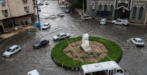 عکس آبگرفتگی اهواز