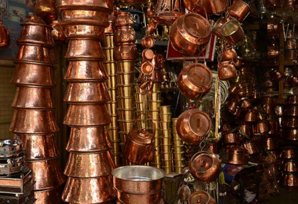 عکس ظرف های مسی