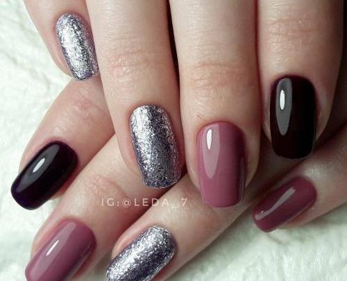 عکس طراحی ناخن شیک و ساده