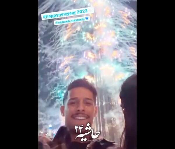 عکس سالگرد ازدواج مهدی قائدی