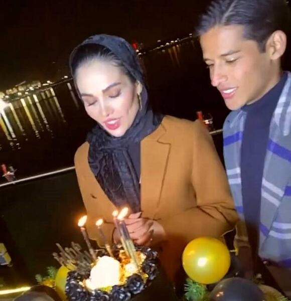 عکس سالگرد ازدواج مهدی قائدی